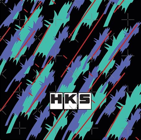 Hks Retro Pattern By Jdmshop Redbubble