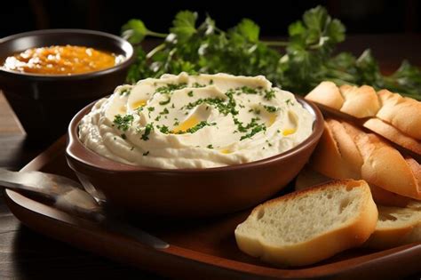 Premium Photo Horseradish Cheddar Cheese Spread