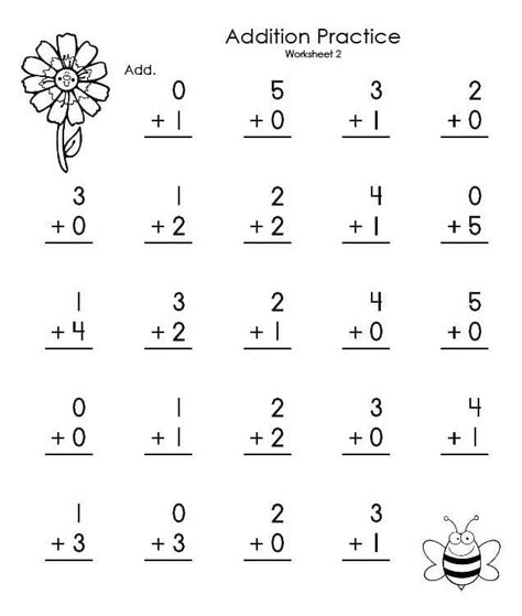 Practice Sheets For Kindergarten