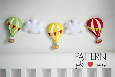 Hot Air Balloon Sewing Pattern