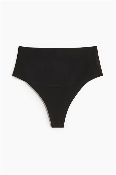 Medium Shape slip - Thong - Zwart - DAMES | H&M NL