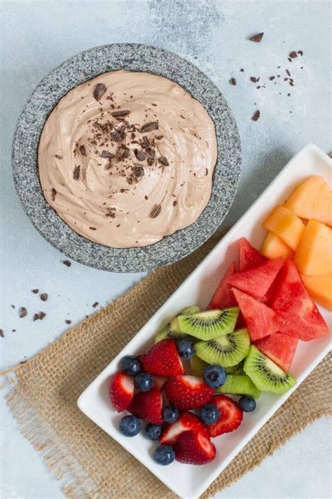 Easy Chocolate Fruit Dip My Dominican Kitchen