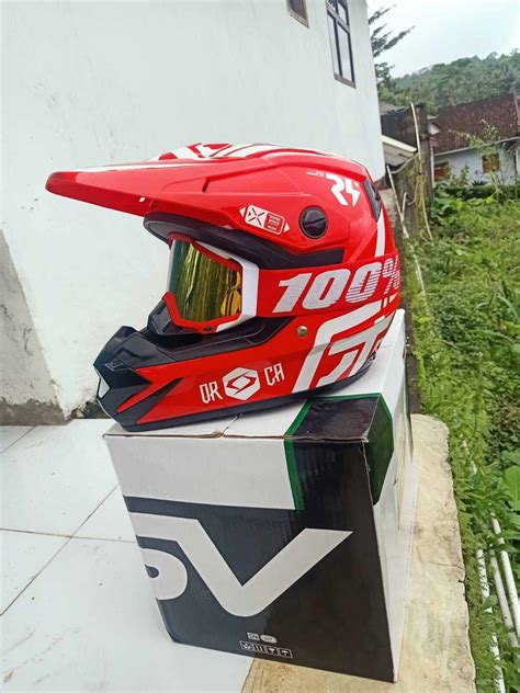 Helm Rsv Orca Red Original Istimewa Lazada Indonesia