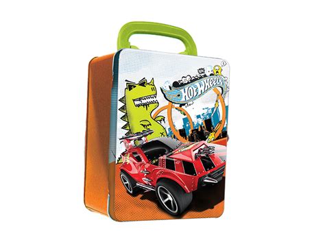 Caja Met Lica Porta Autos Hot Wheels