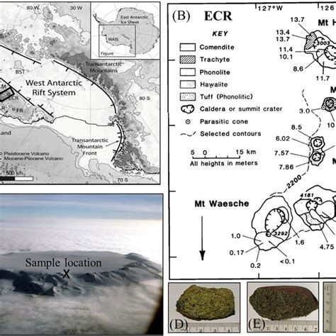 (A) Elevation map of Antarctica showing the location of the Executive ...