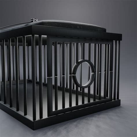 3D Model BDSM NSFW Erotic Monster Cage Dungeon Leather Bondage Slave Sex VR AR Low Poly