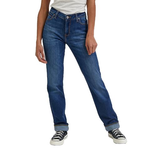 Lee Marion Straight Jeans Blue buy and offers on Dressinn