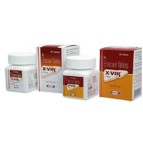 Entecavir 05mg X Vir 05mg Tablets At Rs 1250bottle In Bulandshahr