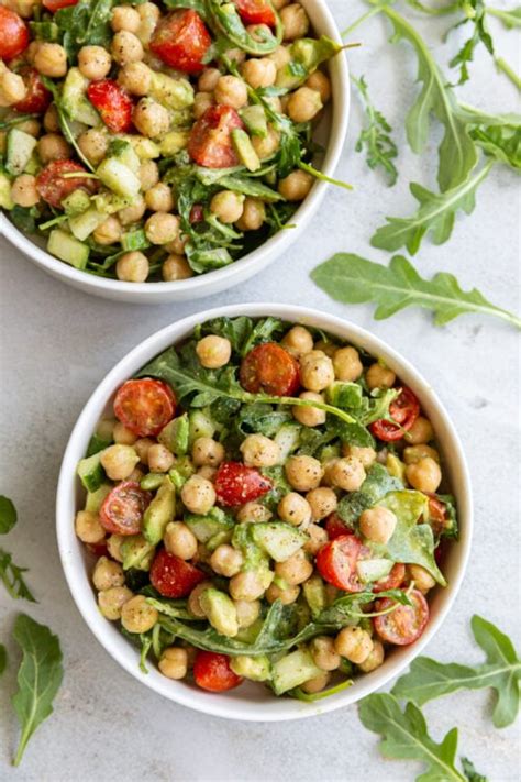 Chickpea Avocado Salad - Food with Feeling