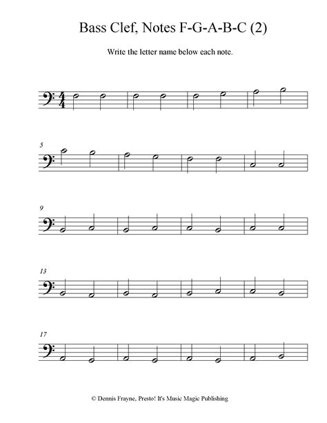 FREE! Printable Music Note Naming Worksheets — Presto! Its Music ...