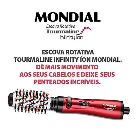 ESCOVA MONDIAL ROTATIVA TOURMALINE ER 03 127V Default