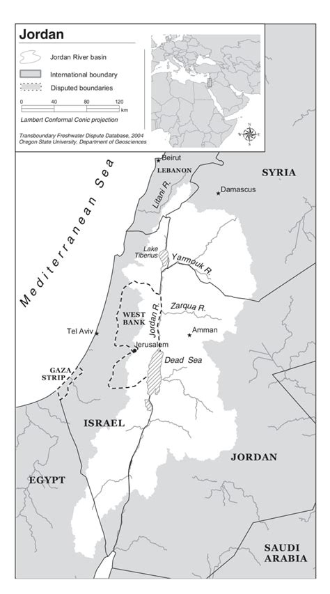 Jordan River Basin | Program in Water Conflict Management and ...