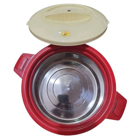 Plain Red And Cream Cello Insulated Hot Pot Model Name Number Chef At Piece In Agra
