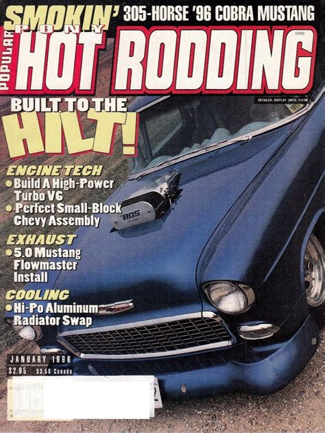 Popular Hot Rodding Magazine Back Issues Year 1996 Archive