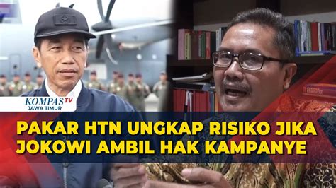 Kata Pakar Hukum Tata Negara Ungkap Risiko Jika Jokowi Ambil Hak