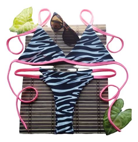 Bikini Fio Dental Biquini Ver O Praia Marquinha Fita Bronze Mercadolivre