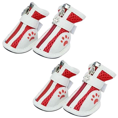 Buyitnow Dog Paw Protective Boots For Small Dog Nonslip Breathable