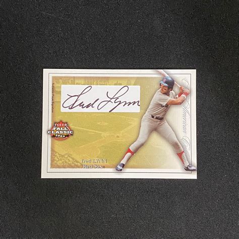 Yahoo オークション 2003 Fleer Fall Classic Baseball Fred Lynn Au