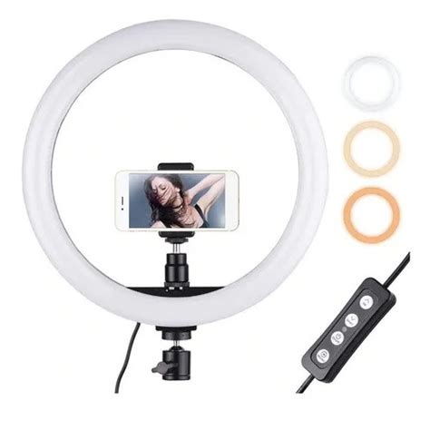 Ring Light Iluminador Led 26cm 10 Polegadas Shopee Brasil