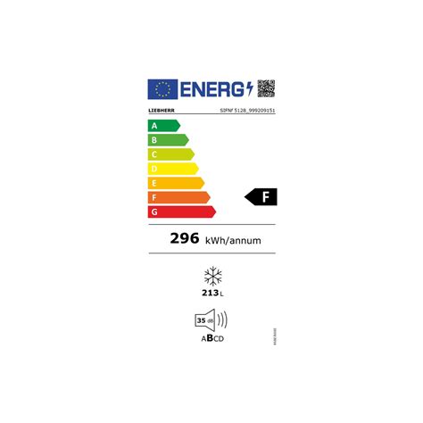 Liebherr SIFNf 5128 - Congelatore da Incasso, NoFrost, 213 Litri, Classe F