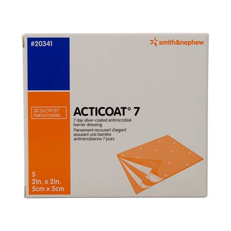 Acticoat 7 Silver-Coated Antimicrobial Barrier Dressing | Medical Monks