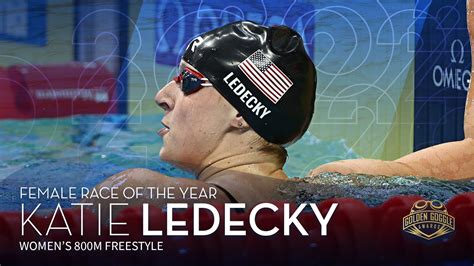 Female Race Of The Year Katie Ledecky 2022 Golden Goggle Awards Youtube