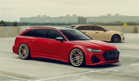 These Audi Rs Models Are Lit Each With Its Own Set Of Custom Wheels