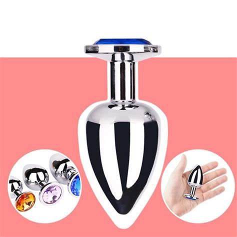 L High Cm Green Masseur De Prostate En Cristal Et M Tal Plug Anal Dilatateur De Cul