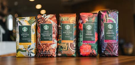 Starbucks Whole Bean Coffee New Packaging