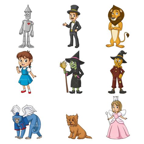 Wizard Of Oz Clipart Vector Collection Friendlystock