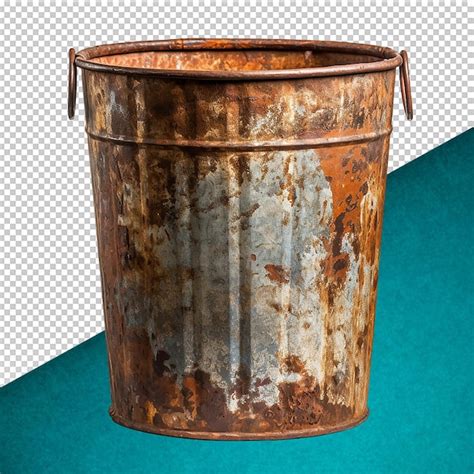 premium psd psd bucket  transparent background