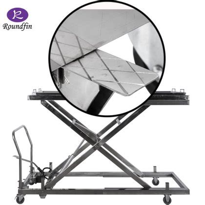 Cadaver body lift mortuary trolley lifting cart Deceased Handling Lift ...