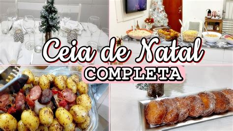 Ceia De Natal Completa Card Pio E Mesa Posta Youtube