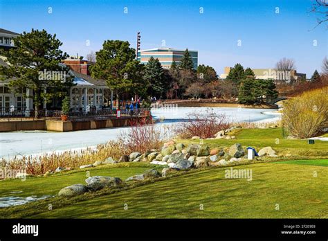 Centennial Lake Park In Edina Mn 1 Stock Photo Alamy