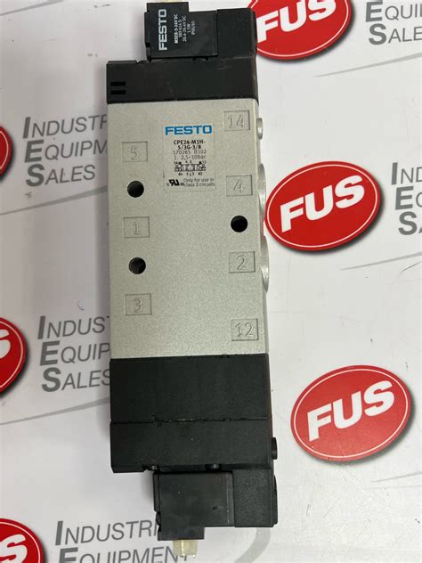 Festo CPE24 M1H 5 3G 3 8 Pneumatic Solenoid Valve FUS Industrial