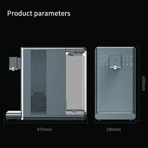 Home Office Free Installation UVC RO Water Purifier Minerals Hydrogen Mini Hot Cold Tabletop