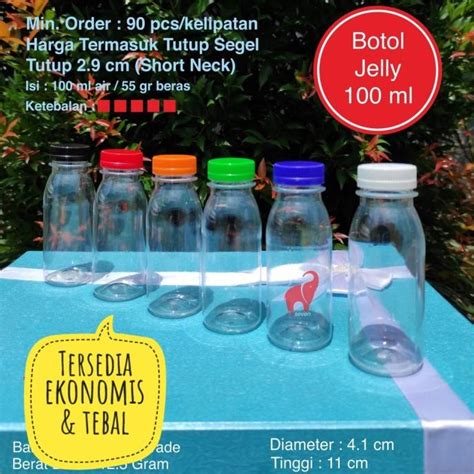 Jual Botol Zam Zam 100 Ml Botol Jelly 100 Ml Botol Plastik 100 Ml Shopee Indonesia