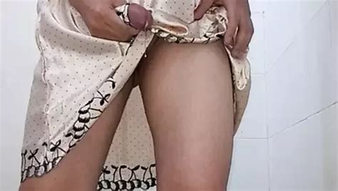 Crossdresser Pleasure With Satin Long Gown Gay Porn XHamster