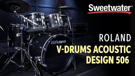 Roland V Drums Acoustic Design VAD506 Electronic Drum Set Demo YouTube