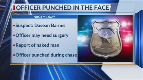 Police Naked Man Punches Officer In South Columbus