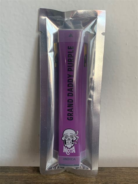 Mota Grand Daddy Purple Disposable Pod Indica HOTBOX