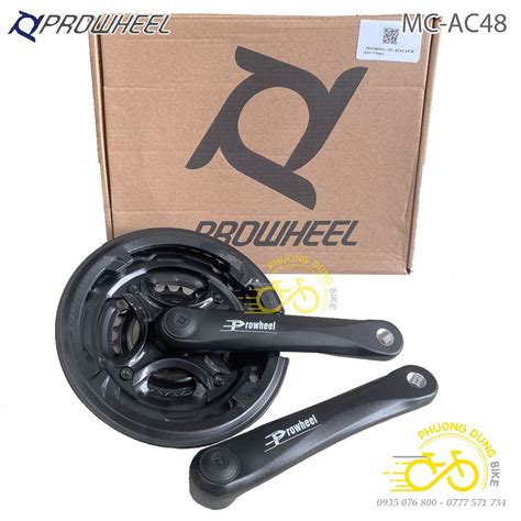 Đùi dĩa xe đạp PROWHEEL Crankset MA AC48 24-34-42T - FullBox | Xe đạp ...