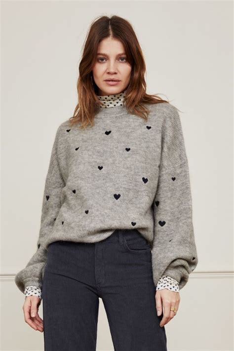 Lidia Pullover Clt Pul Aw Misty Mountains Fabienne Chapot