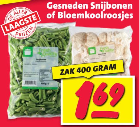 Bloemkool Snijbonen Folder Aanbieding Bij Nettorama Details