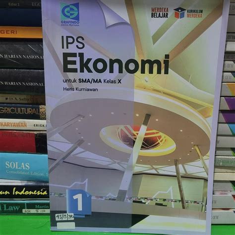 Jual BUKU IPS EKONOMI KELAS 1 SMA GRAFINDO KURIKULUM MERDEKA Shopee