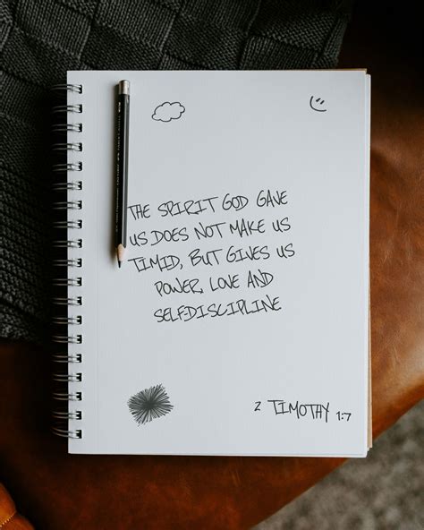 The Spirit God gave us does not make us timid, but gives us power, love