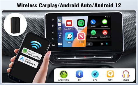 Amazon.com: Wireless CarPlay & Android Auto Adapter, Upgrade CarPlay Ai ...