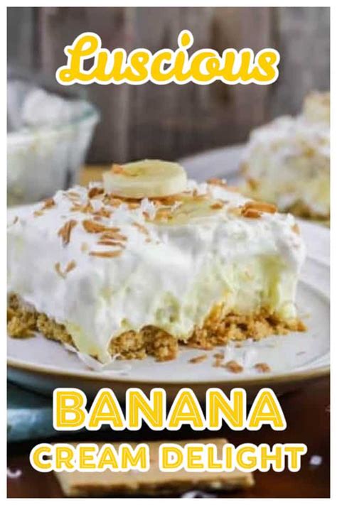 Luscious Banana Cream Delight - The Baking ChocolaTess