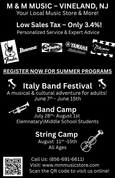 M & M MUSIC | Vineland NJ