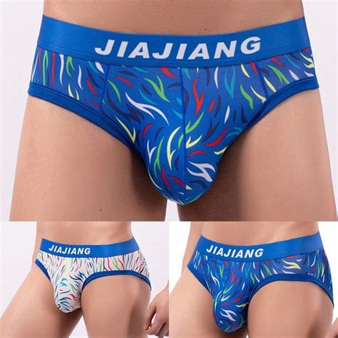 Sexy Mens Soft Ice Silk Briefs Thong Low Waist Bikini G String Underwear Tangas EBay